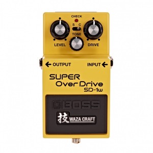 Boss SD-1W Waza Craft Super Overdrive Made In Japan Guitar Pedal